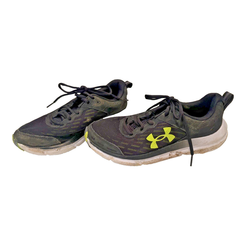 Under Armour Mens Charged Assert 10 3026175-007 Black Running Shoes Sneakers 7.5